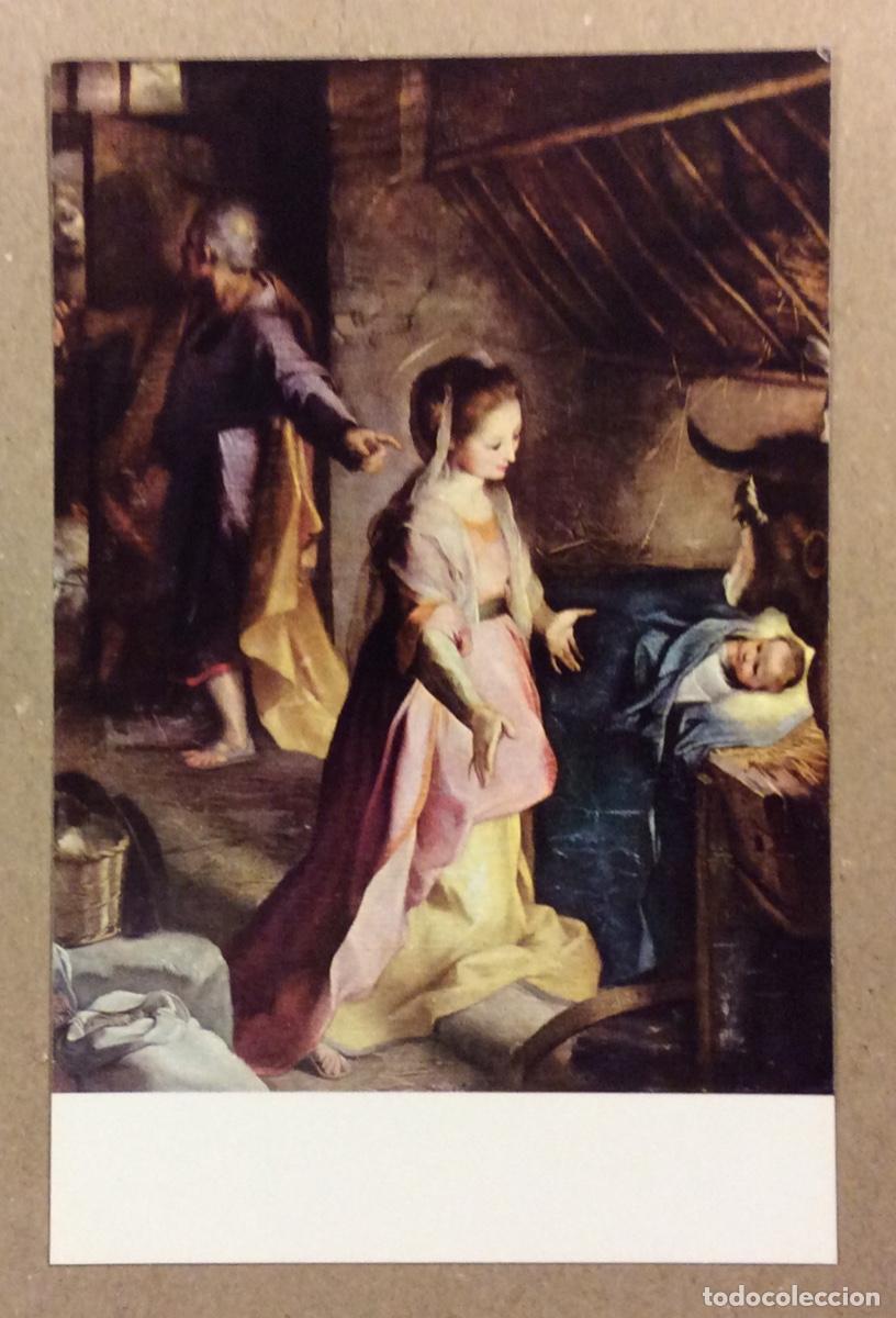 Postales: F. BAROCCI &ldquo;NACIMIENTO DE JES&Uacute;S&rdquo;. POSTAL SIN CIRCULAR MUSEO DEL PRADO. EDICIONES ART&Iacute;STICAS OFFO (19