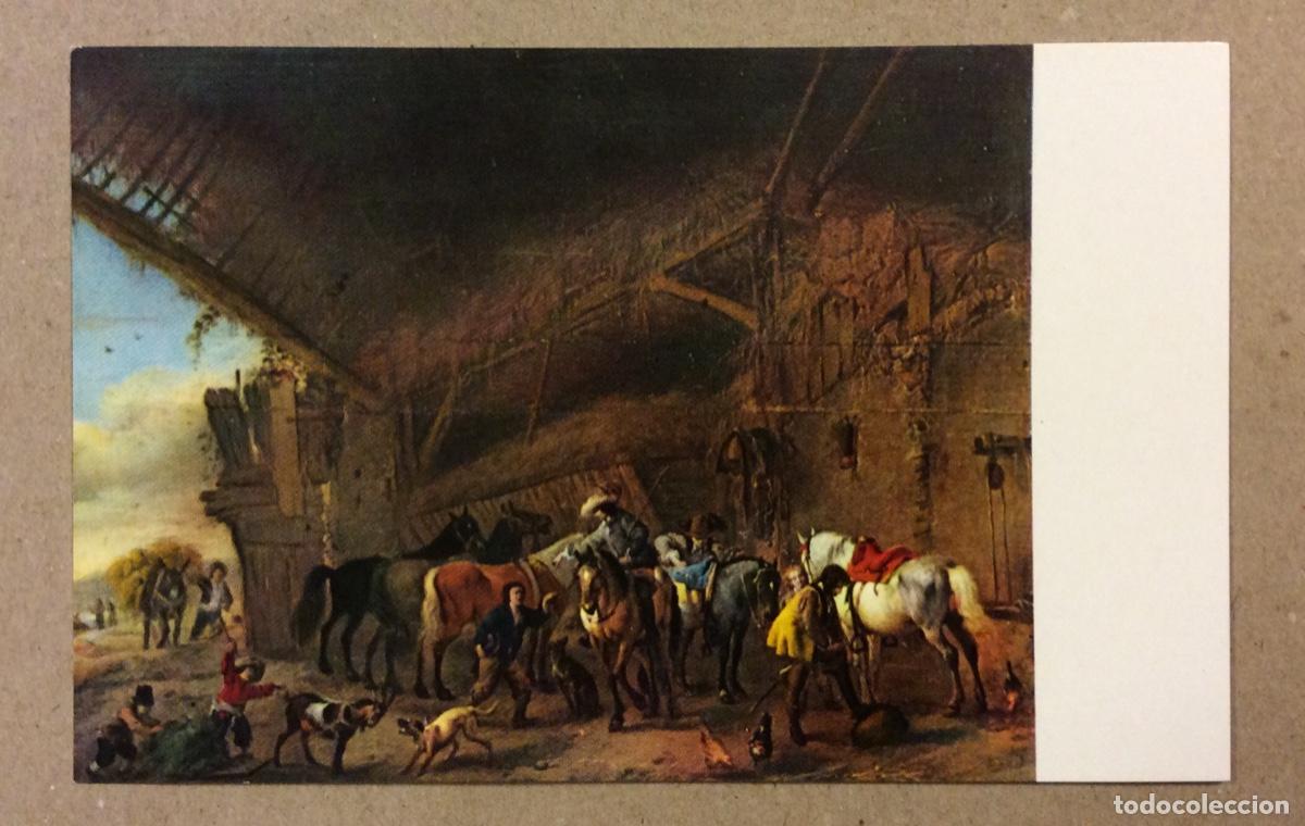 Postales: WOUWERMAN &ldquo;SALIDA DE LA POSADA&rdquo;. POSTAL SIN CIRCULAR MUSEO DEL PRADO EDICIONES ART&Iacute;STICAS OFFO (1971