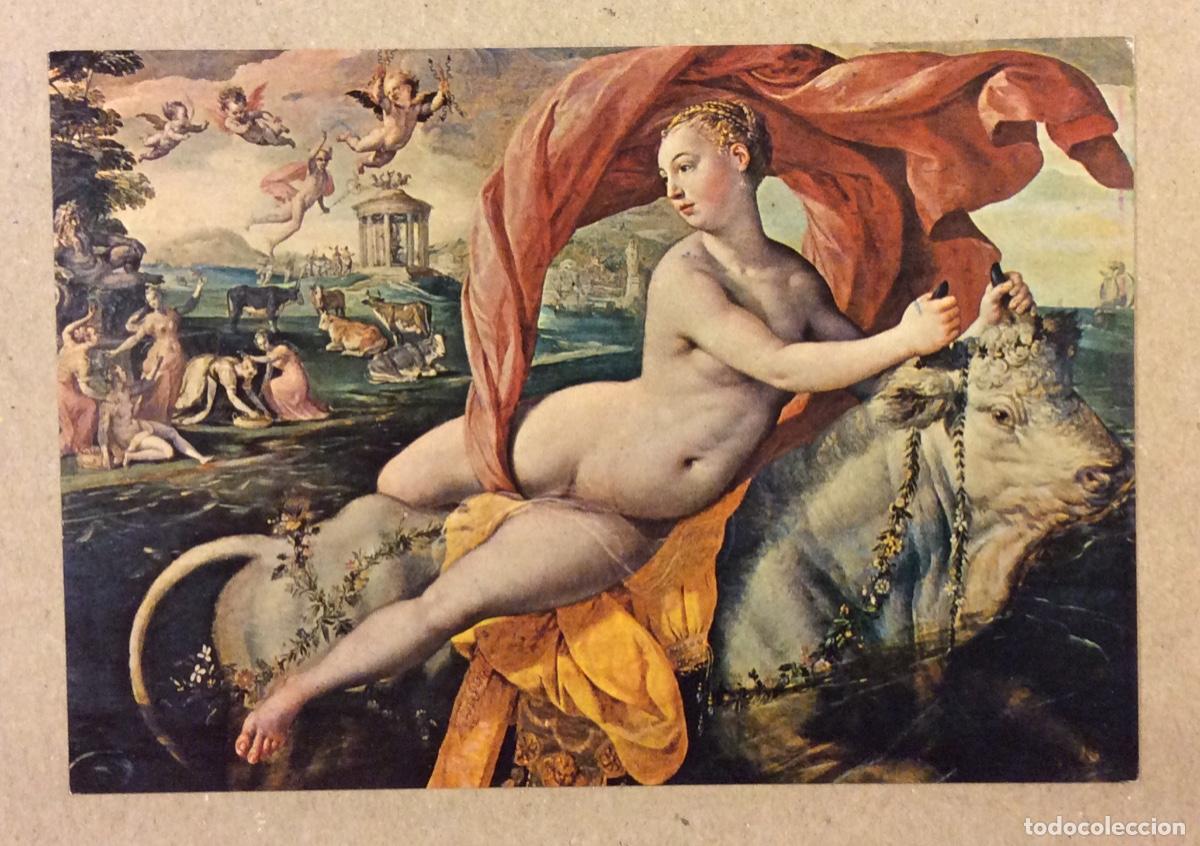 Postais: MARTIN DE VOS &ldquo;EL RAPTO DE EUROPA&rdquo;. POSTAL SIN CIRCULAR MUSEO BELLAS ARTES DE BILBAO.