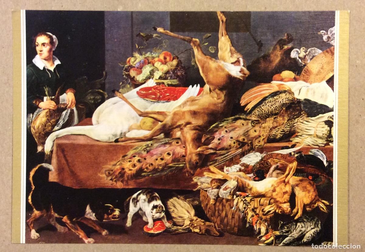 Postales: FRANS SNYDER &ldquo;LA COCINERA EN LA DESPENSA&rdquo;. POSTAL SIN CIRCULAR MUSEO DEL PRADO. ESCUDO DE ORO. EDICI