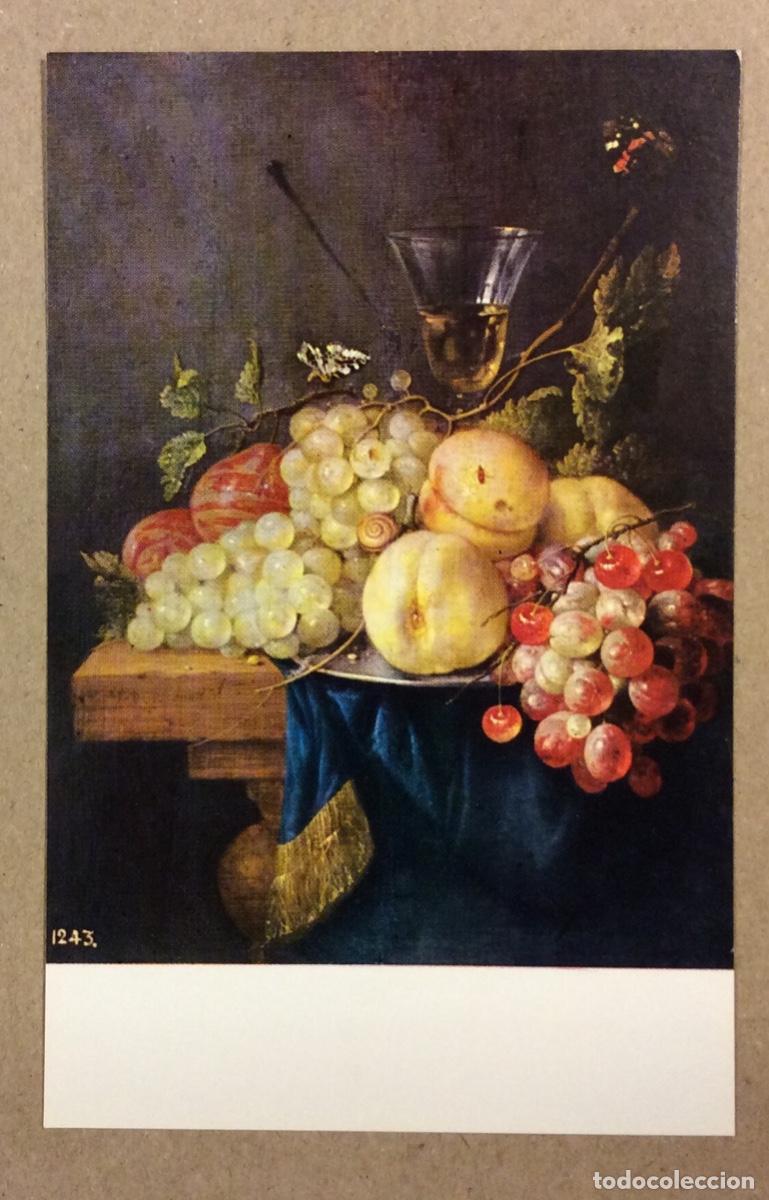 Postales: ALEXANDER COOSEMAS &ldquo;FRUTERO&rdquo;. POSTAL SIN CIRCULAR MUSEO DEL PRADO EDICIONES ART&Iacute;STICAS OFFO 1971.