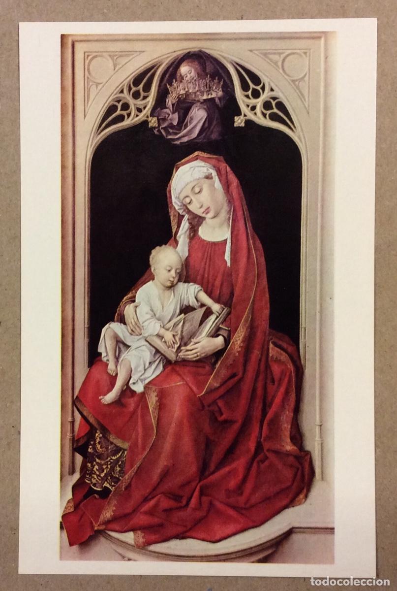 Postales: VAN DER WEYDEN &ldquo;LA VIRGEN CON EL NI&Ntilde;O&rdquo;. POSTAL SIN CIRCULAR MUSEO DEL PRADO EDICIONES ART&Iacute;STICAS OFF