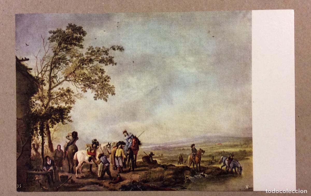 Postales: WOUWERMAN &ldquo;PARADA EN LA VENTA&rdquo;. POSTAL SIN CIRCULAR MUSEO DEL PRADO EDICIONES ART&Iacute;STICAS OFFO 1965.