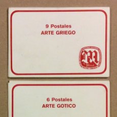 Postales: 3 COLECCIONES POSTALES SIN CIRCULAR MIRET. ARTE GRIEGO (9), ARTE GÓTICO (6) Y ARTE RENACIMIENTO (8).. Lote 366822456