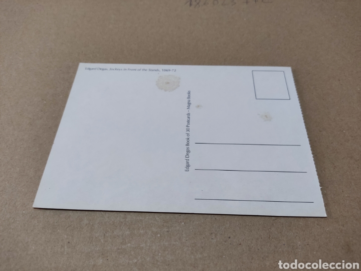Postales: Postal arte Edgar degas - Foto 2