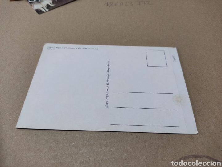 Postales: Postal Edgar Degas,arte - Foto 2