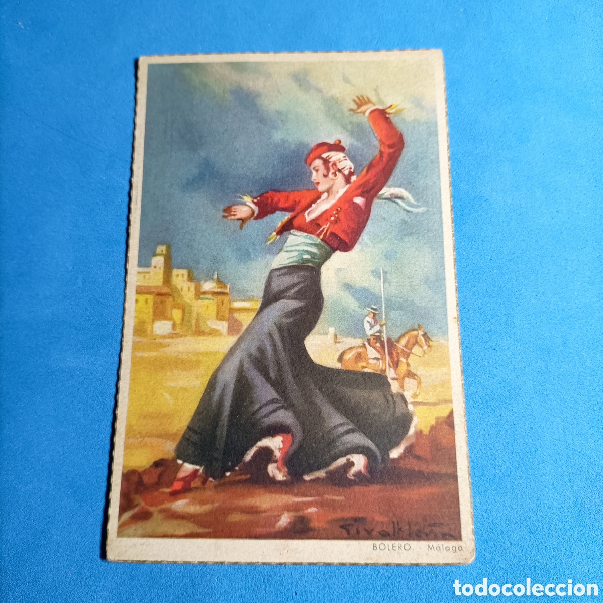 Postkarten: (MT.9) ANTIGUA TARJETA POSTAL. SERIE 1435. BOLERO - M&Aacute;LAGA