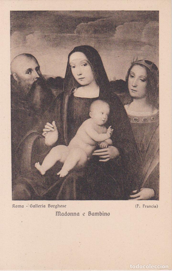 Postales: POSTAL DE LA OBRA DE FRANCESCO FRANCIA, MADONNA E BAMBINO &ndash; EDIT.BRUNNER & Co. 6395 - S/C