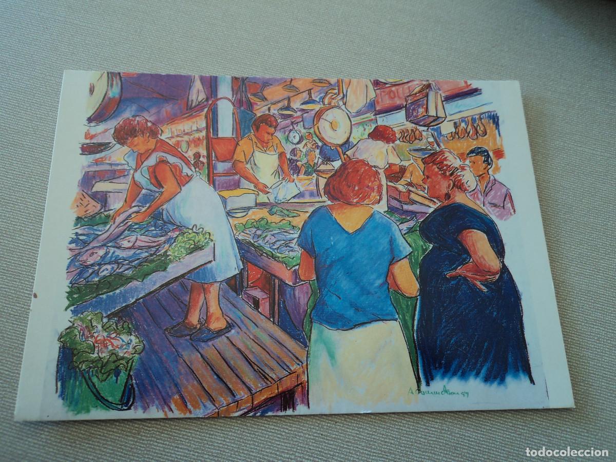 Postais: commeleran aquarel-les, galeria d`art, reial automobil club de catalunya, 1990