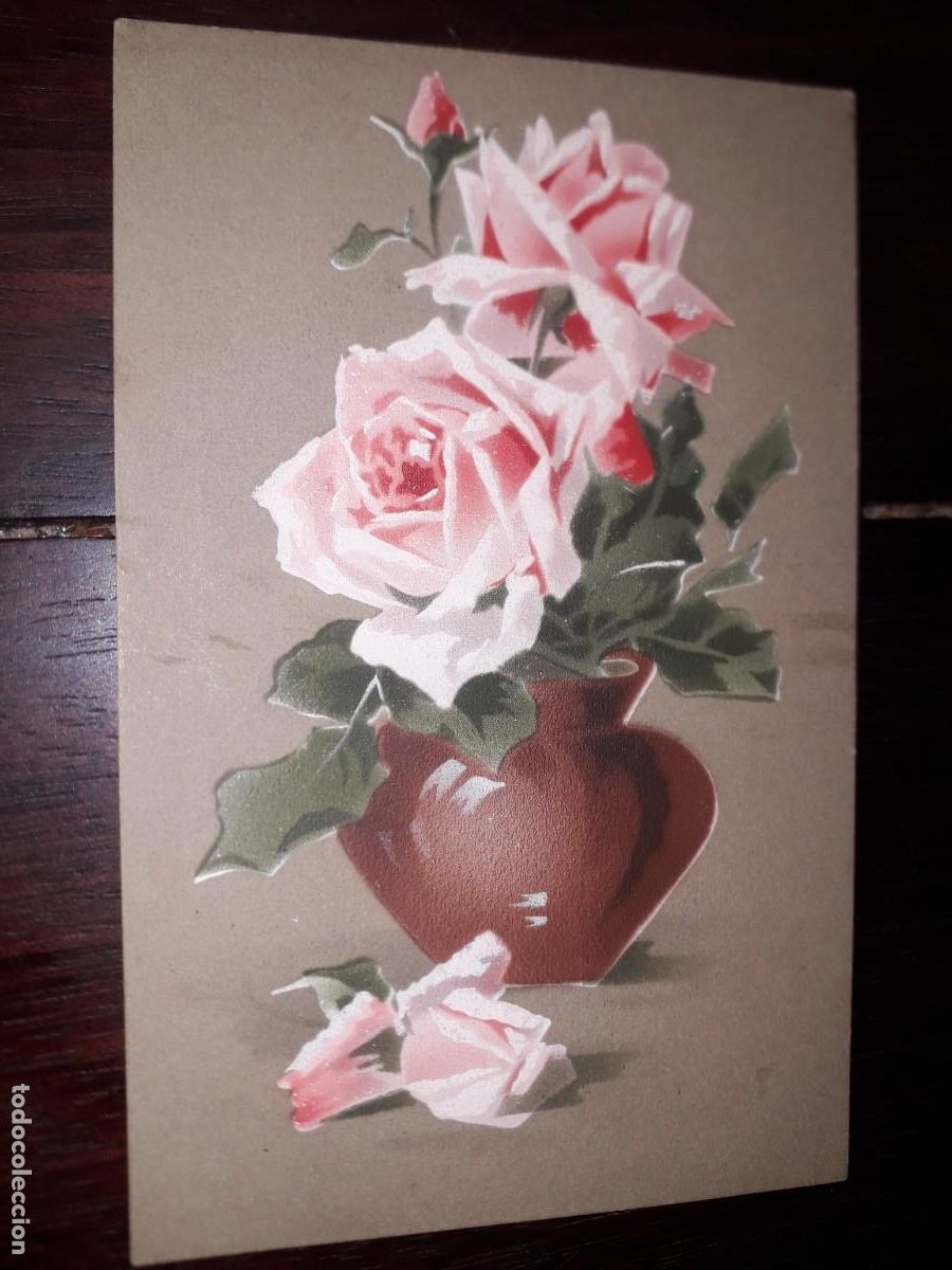 Postais: N&ordm; 7645 POSTAL CUADRO FLORES