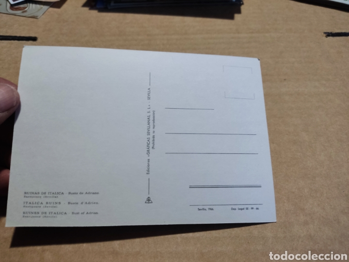 Postales: Postal italica busto de Adriano - Foto 2