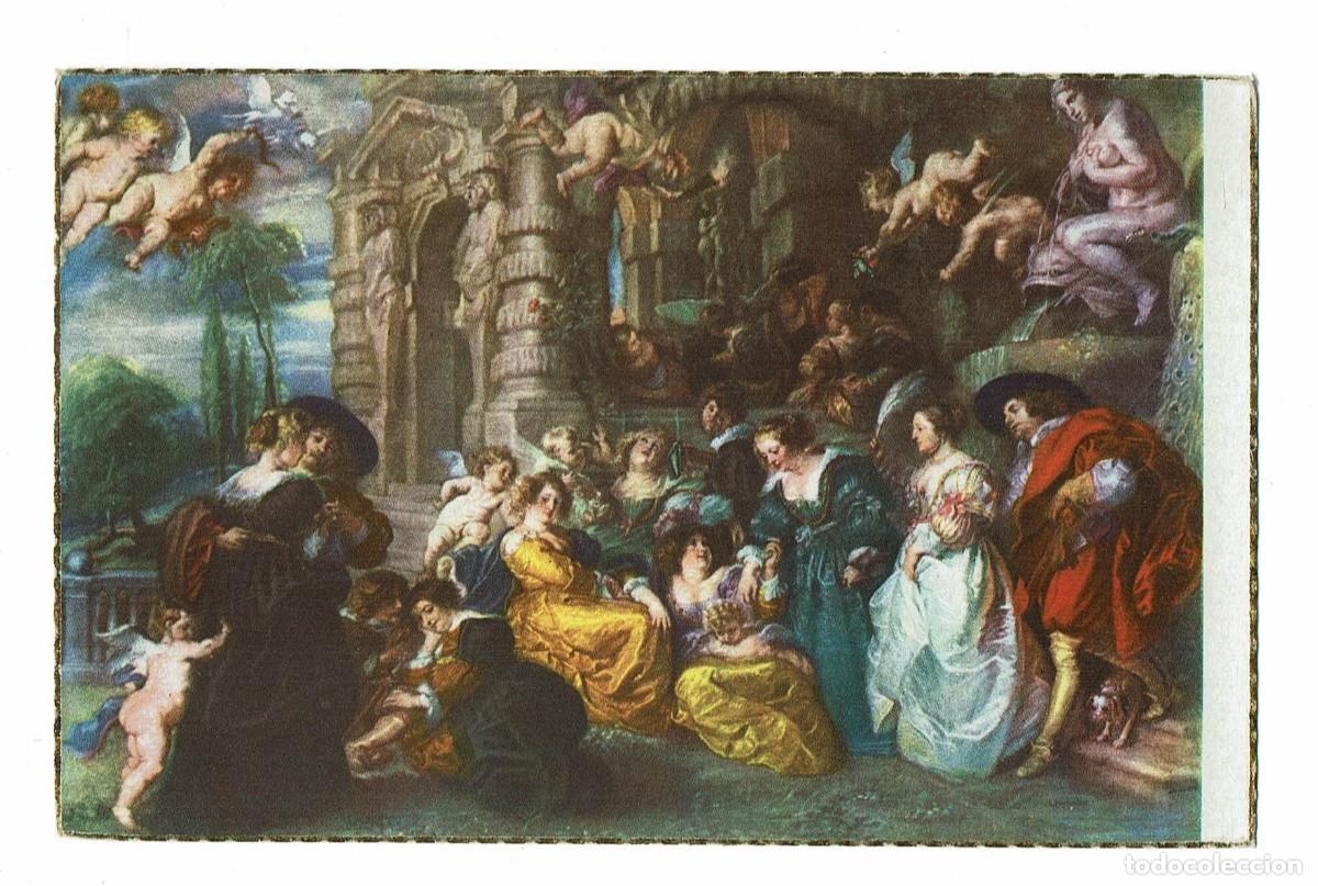 Postales: Postal El Jardin del Amor / Rubens / Museo del Prado / 144 / Ediciones Barsal