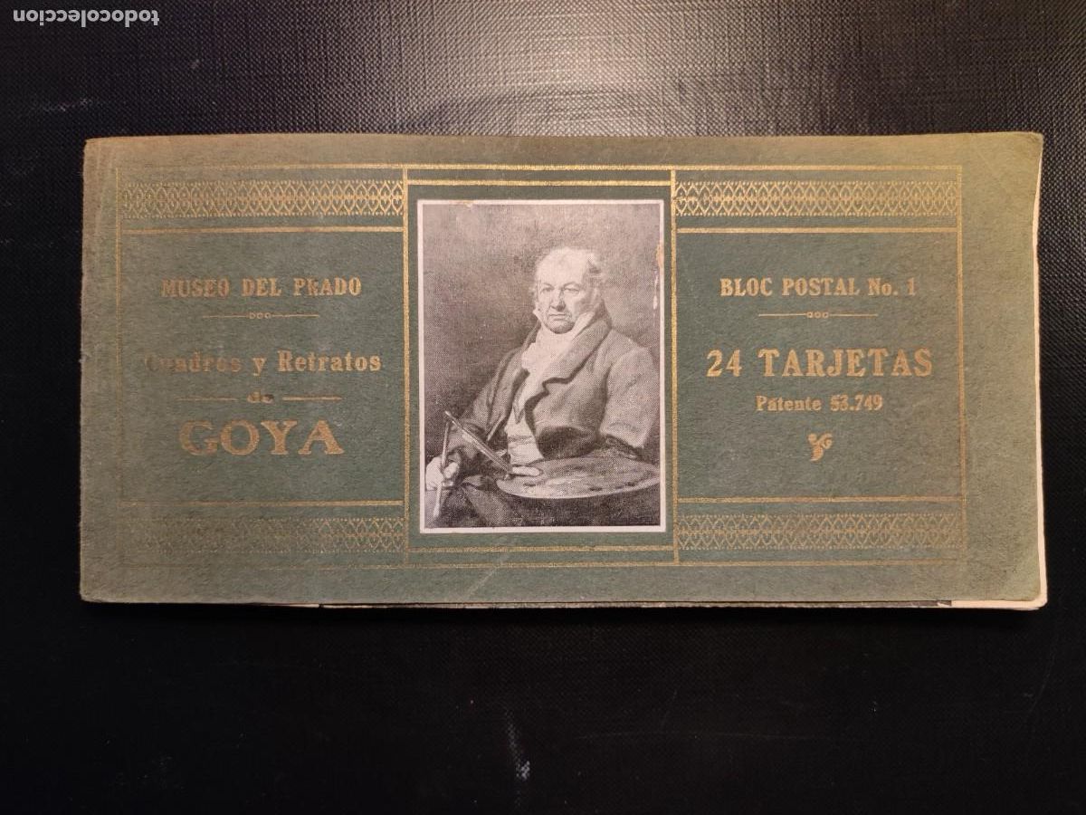 Postales: 24 TARJETAS POSTALES CUADROS Y RETRATOS DE GOYA. MUSEO DEL PRADO.BLOC POSTAL N&ordm; 1. JJZ