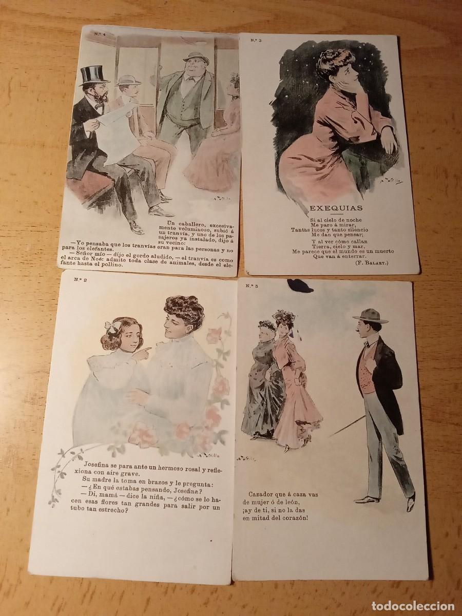 Postales: Utrillo. 4 postals. - Foto 1