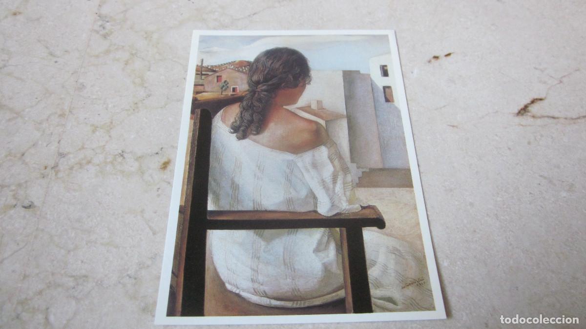 Postales: POSTAL MUCACHA DE ESPALDAS - DAL&Iacute; - MUSEO REINA SOF&Iacute;A 1992 - Foto 1
