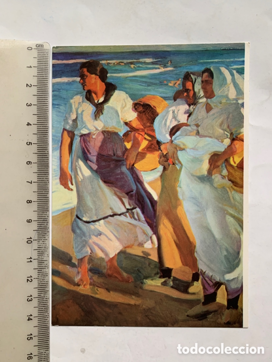 Postkarten: POSTAL. SOROLLA. PESCADORAS VALENCIANAS. MUSEO SOROLLA. FOTOCOLOR. DOM&Iacute;NGUEZ RAMOS.