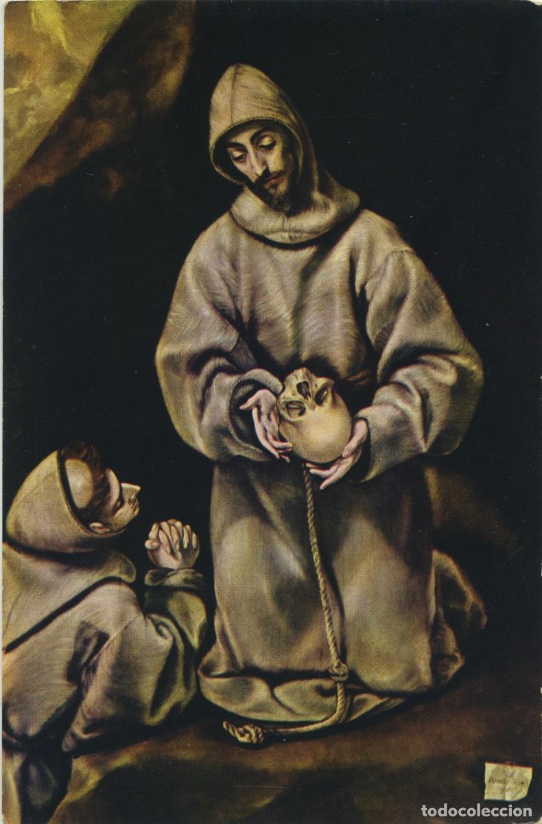Postales: N&ordm; 819-MUSEO DEL PRADO. GRECO. San Francisco de Asis. Sin circular. EDICIONES ART&Iacute;STICAS OFFO