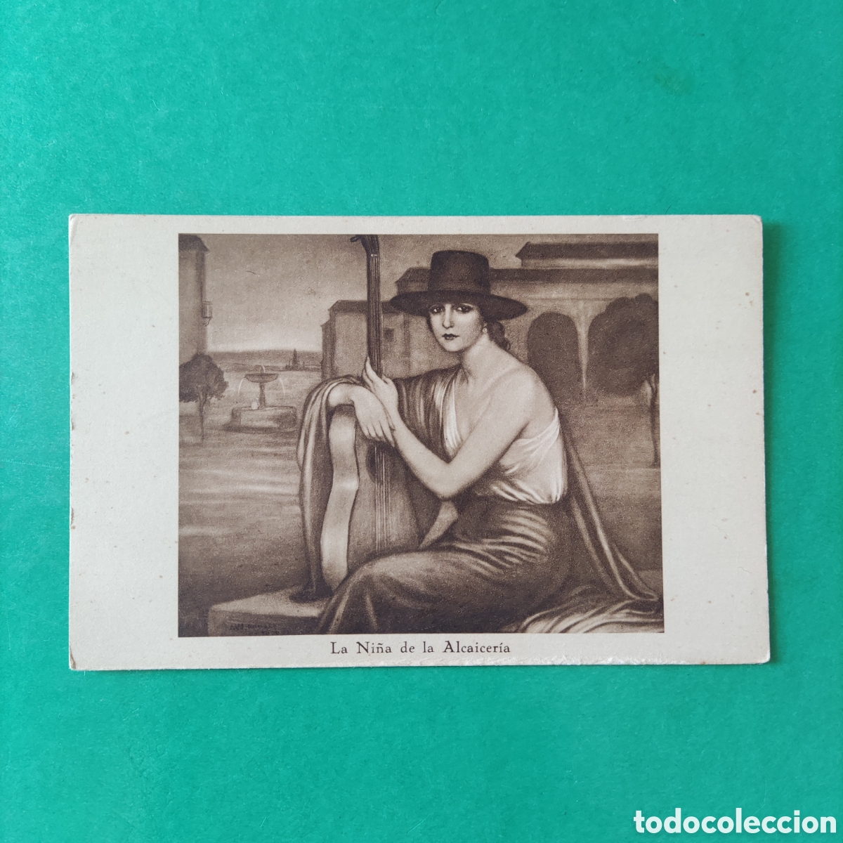 Cartoline: Postal JULIO ROMERO TORRES. La Ni&ntilde;a de la Alcaicer&iacute;a