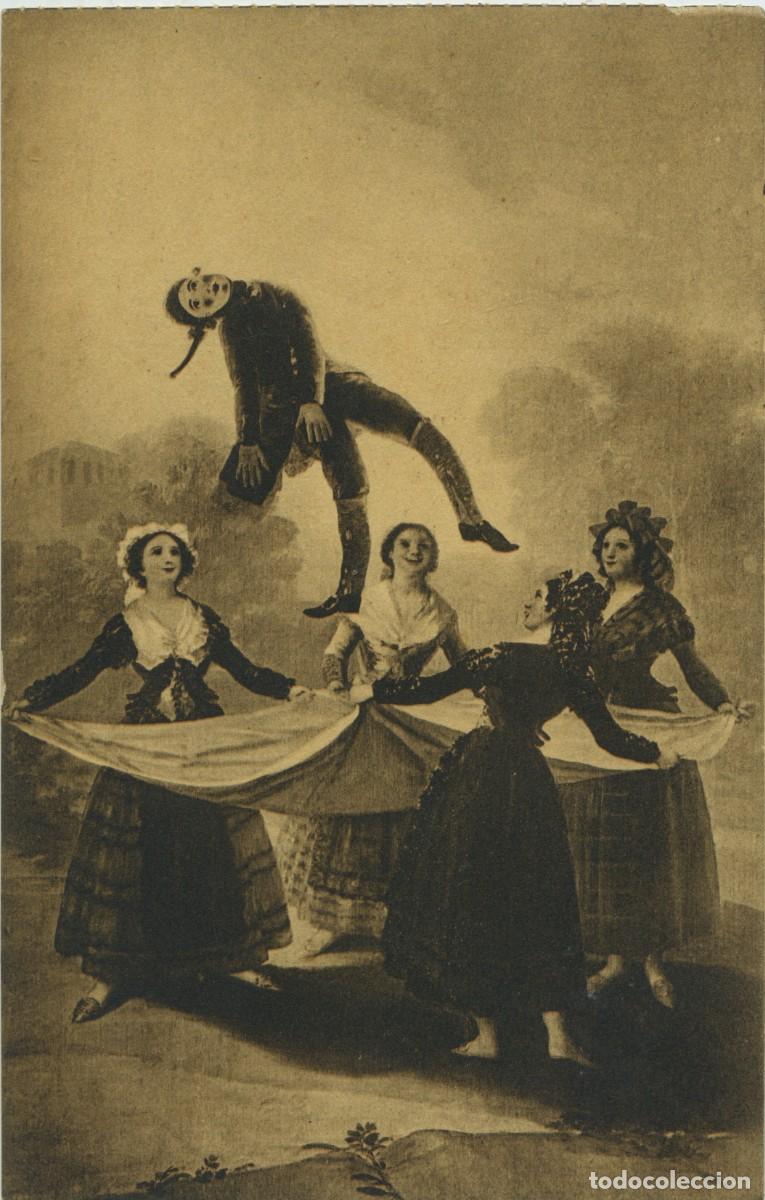 Postales: MUSEO DEL PRADO. GOYA. El pelele. Sin circular. ED. HELIOTIPIA DE KALLMEYER. Anterior a 1939
