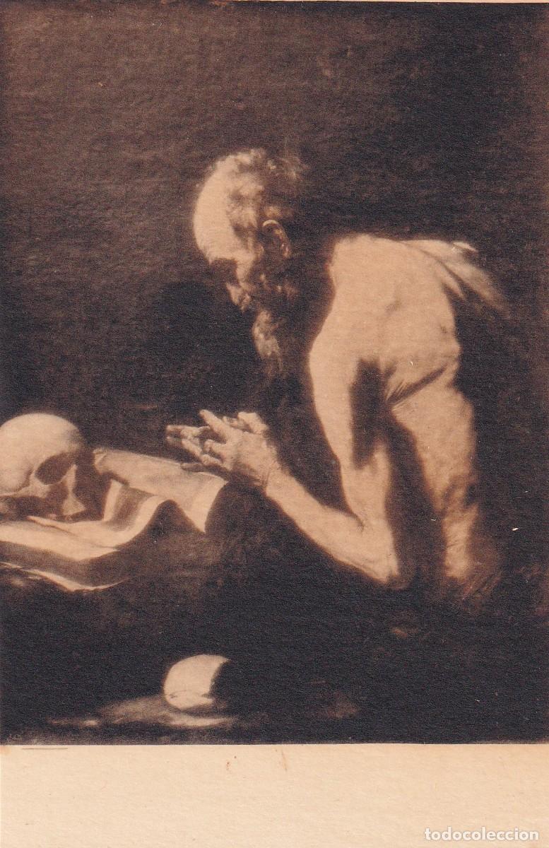 Postales: MUSEO DEL PRADO - RIBERA - SANTO ERMITA&Ntilde;O EN ORACI&Oacute;N