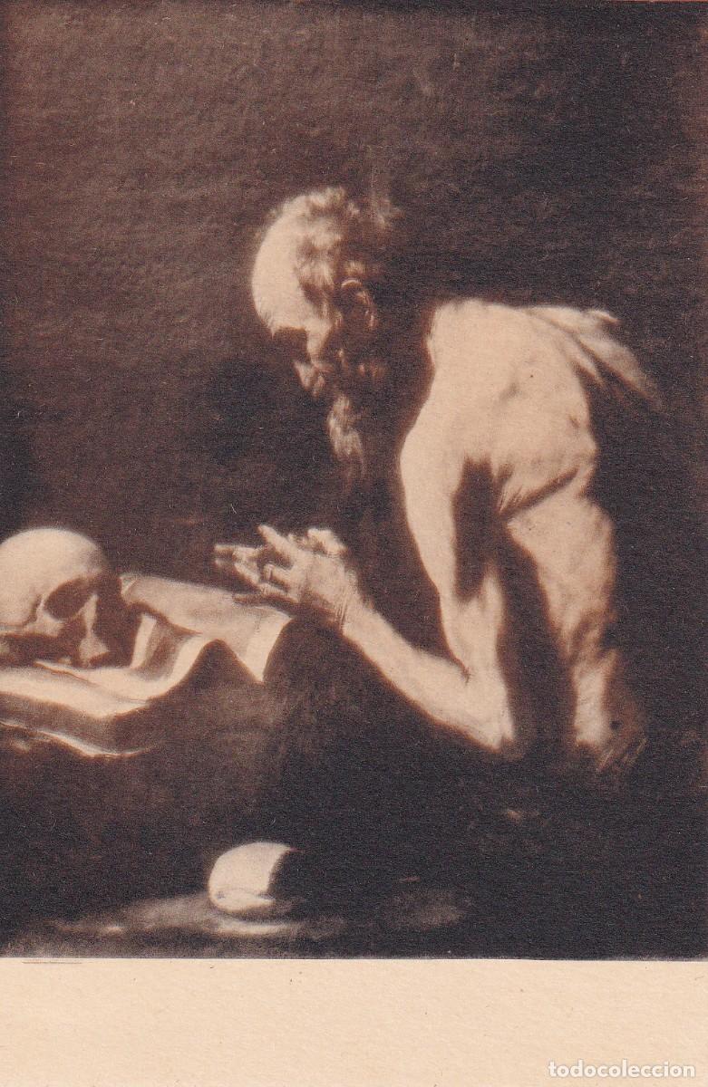 Postales: MUSEO DEL PRADO - RIBERA - SANTO ERMITA&Ntilde;O EN ORACI&Oacute;N