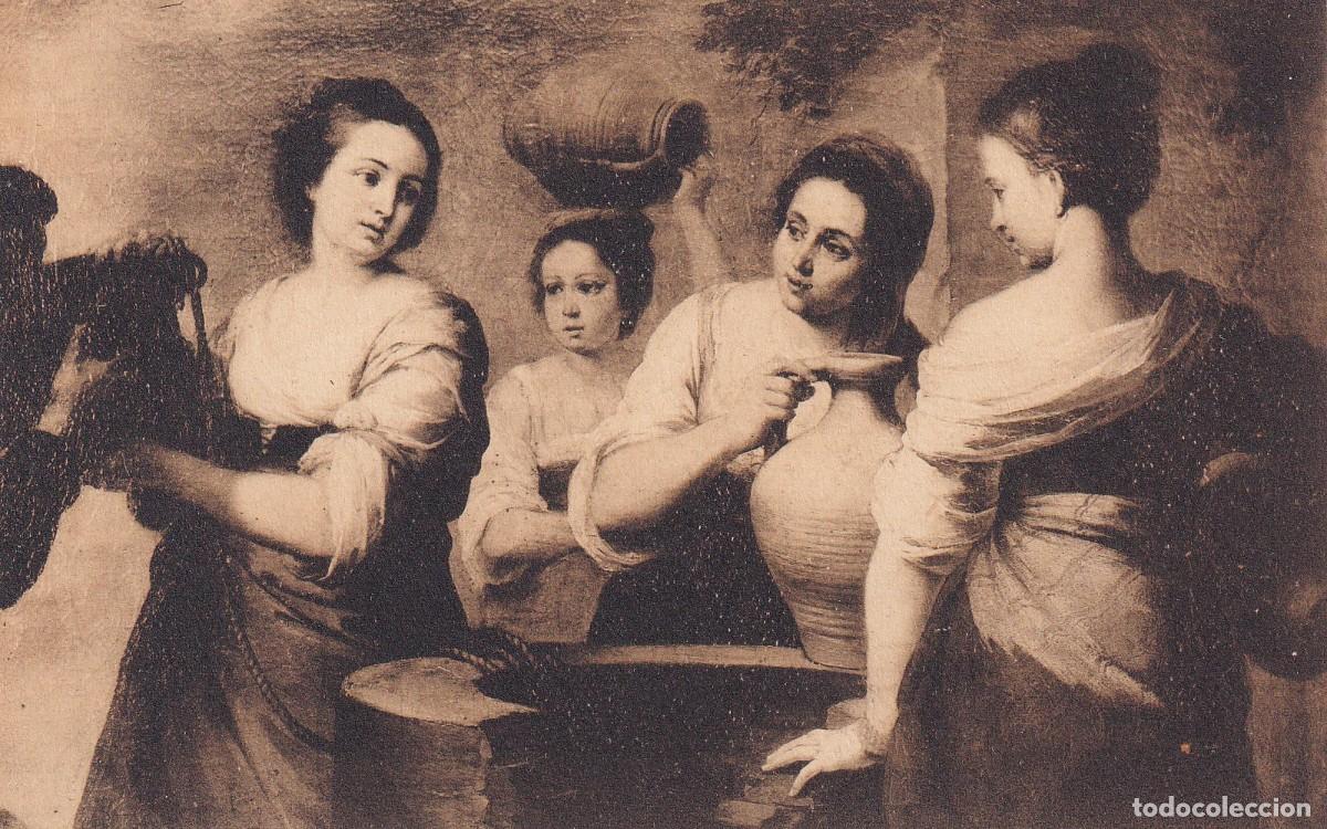 Postales: MUSEO DEL PRADO - MURILLO. REBECA Y ELIEZER (FRAGMENTO) - Foto 1