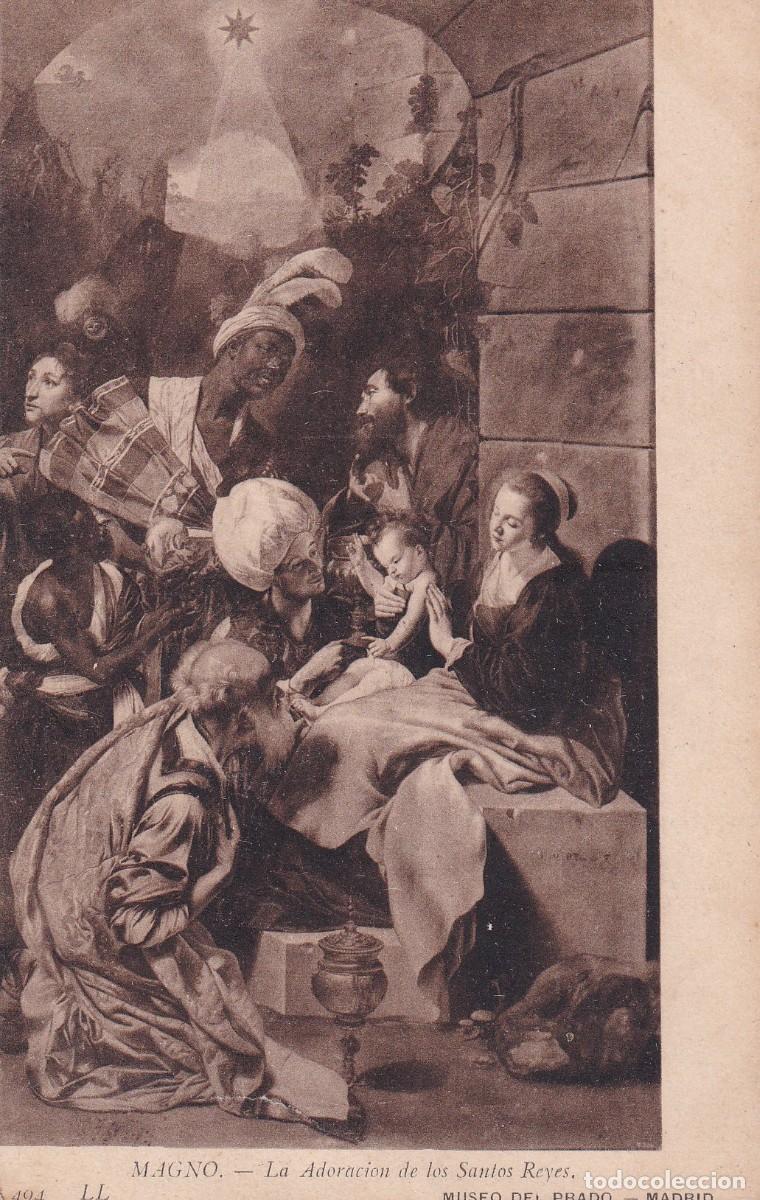 Postales: MUSEO DEL PRADO - MAGNO. LA ADORACI&Oacute;N DE LOS SANTOS REYES