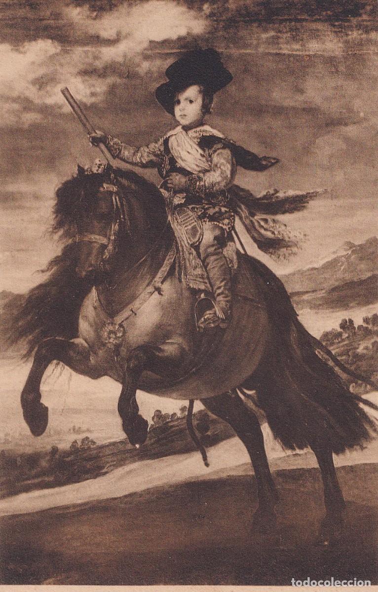 Postales: MUSEO DEL PRADO - VEL&Aacute;ZQUEZ. EL PR&Iacute;NCIPE D. BALTASAR CARLOS