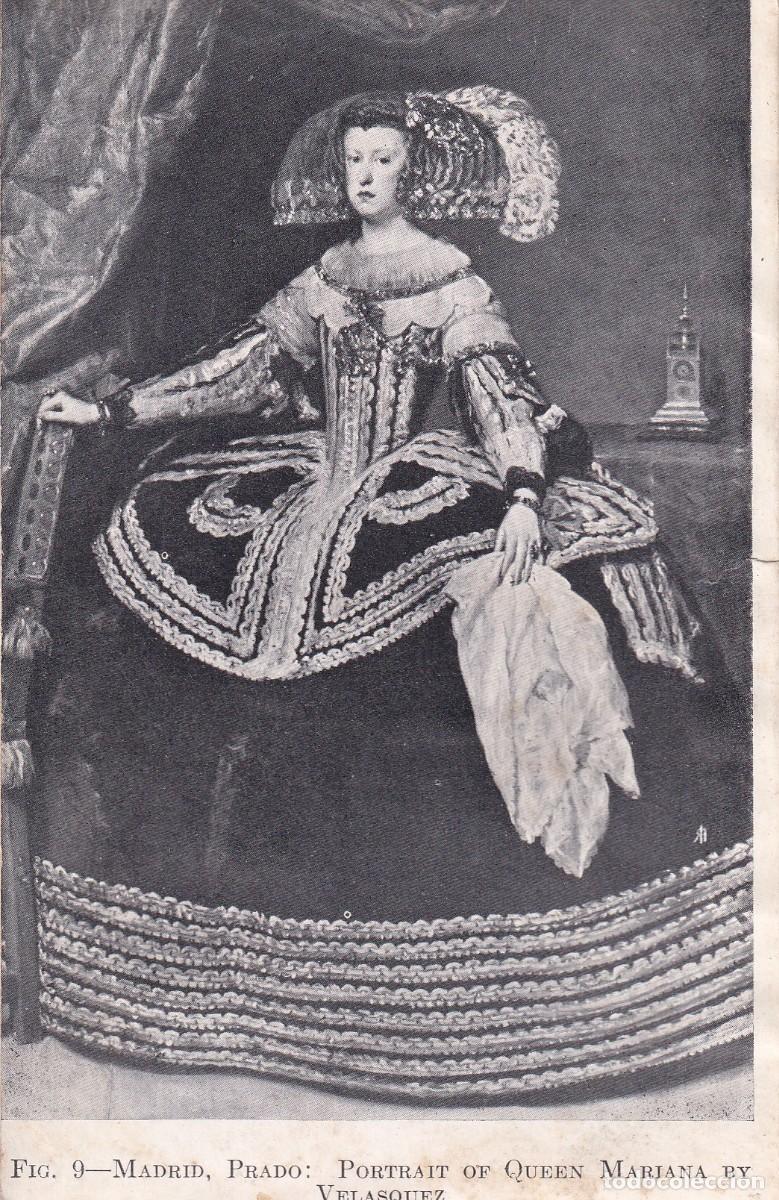 Postales: MUSEO DEL PRADO - VEL&Aacute;ZQUEZ. DO&Ntilde;A MARIANA DE AUSTRIA
