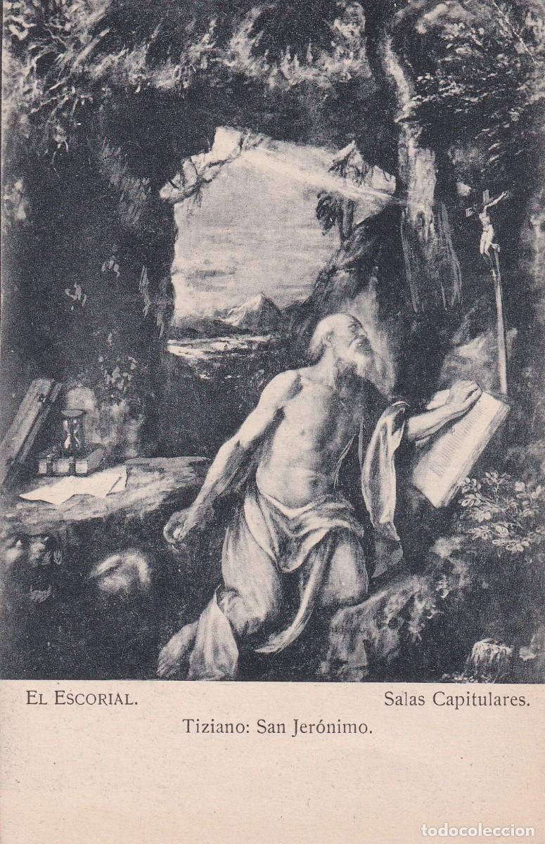 Postales: EL ESCORIAL - TIZIANO. SAN JER&Oacute;NIMO - Foto 1