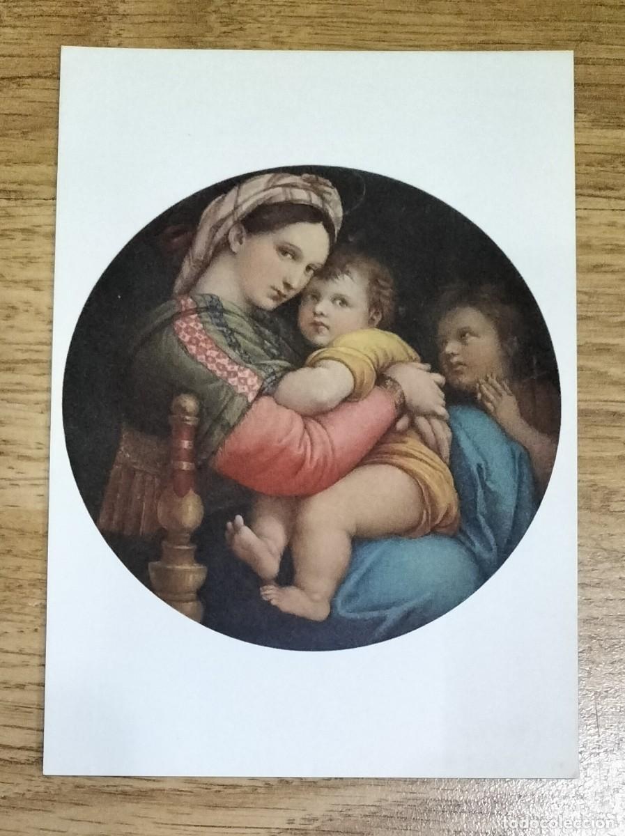 Postales: POSTAL DE LA MADONNA DALLA SEGGIOLA (RAFFAELLO), GALLERIA PITTI, FIRENZE. SIN CIRCULAR