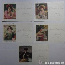 Postales: CINCO POSTALES CALENDARIO JOB -AÑOS 1902, 1903, 1904, 1905 Y 1906