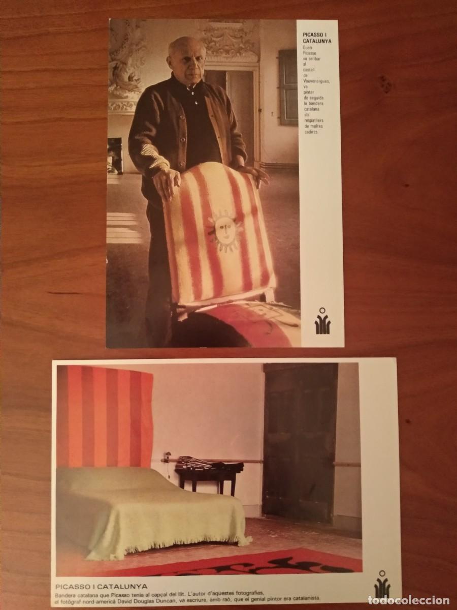Postales: Dues postals de PICASSO i CATALUNYA - Foto 1
