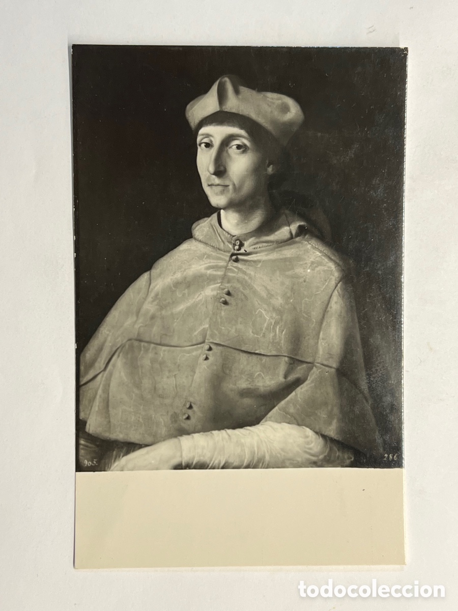 Postales: UN CARDENAL SANCIO (Rafael de Urbino) Postal Museo del Prado&hellip; Hauser y Menet