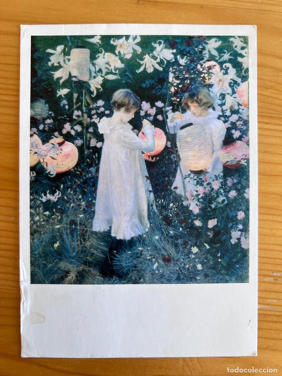 Cartoline: TARJETA POSTAL CARNATION, LILY, LILY, ROSE - JOHN SINGER SARGENT