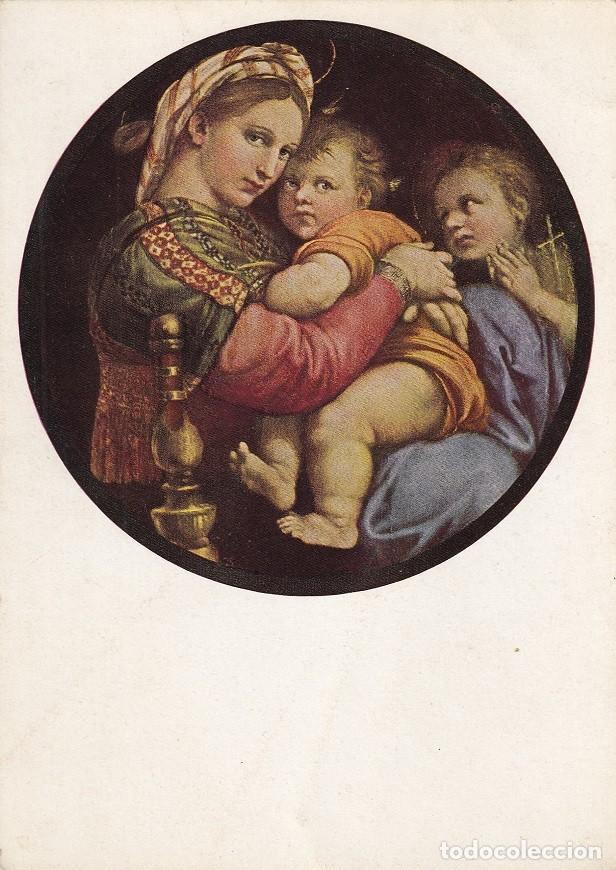 Postales: Raffael Santi (1483-1520) - Madonna della Sedia (Florenz, Palazzo Pitti)