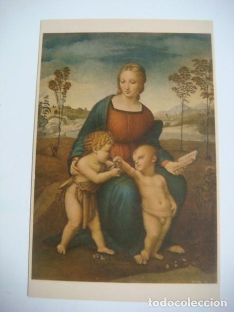 Postales: POSTAL DEL CUADRO LA MADONNA DEL CARDELLINO-CAJ-N&ordm;-3-SOB-3