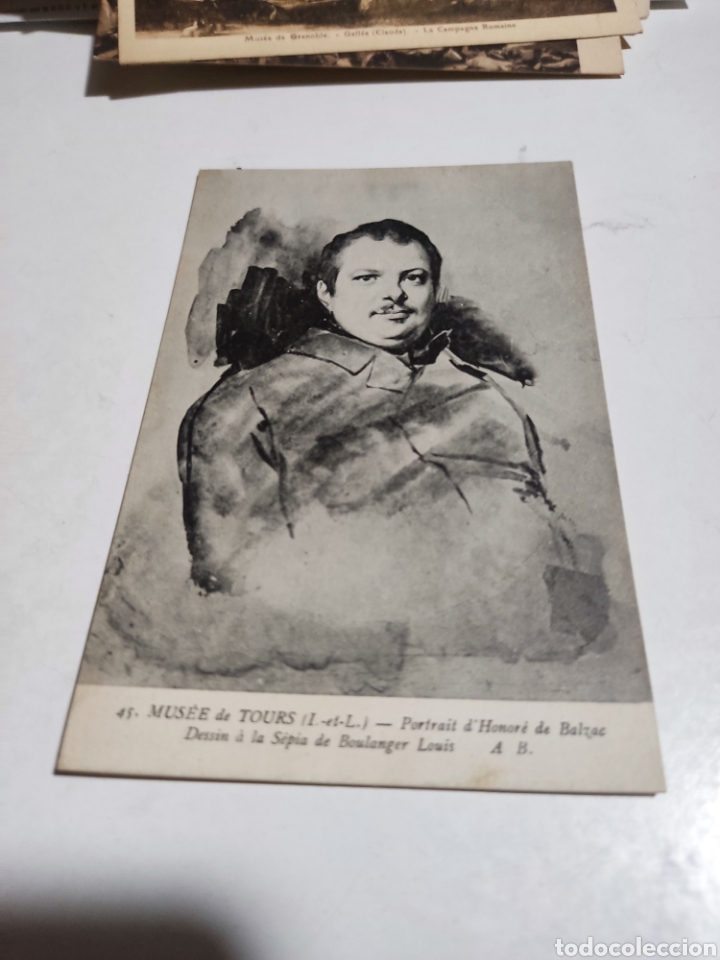 Postales: Postal arte museo de tours balzac