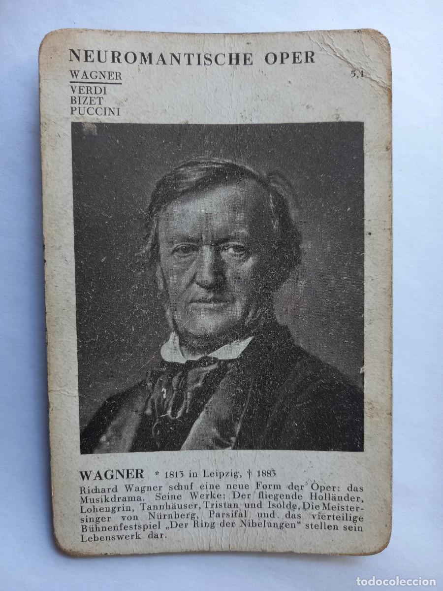 Postales: RICHARD WAGNER TARJETA COLECCI&Oacute;N - CARTE DE COLLECTE - COLLECTION CARD