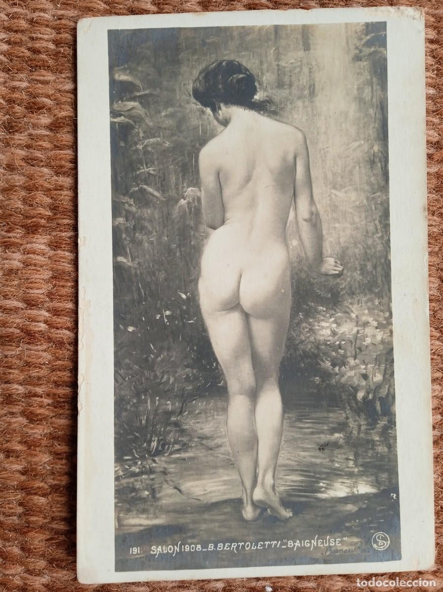 Postales: SALON 1908 - B. BERTOLETTI - BAIGNEUSE - Foto 1