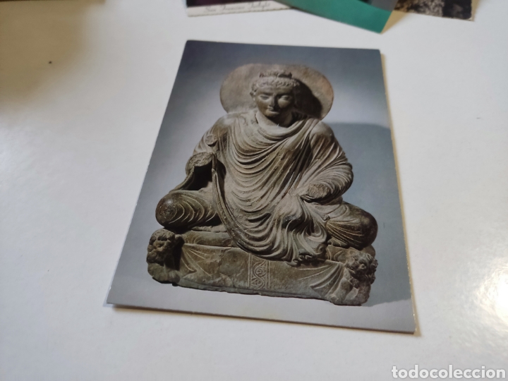 Postales: Postal arte Buddha auf Lowenthron - Foto 1