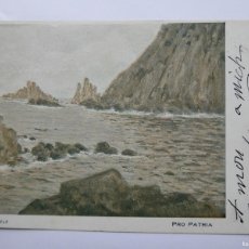 Postales: P-10650. M.OLIVER. REPRODUCCION CUADRO.PRO PATRIA SOCORRO VICTIMAS DEL RIF. 1910.FIRMADA ARTISTA.
