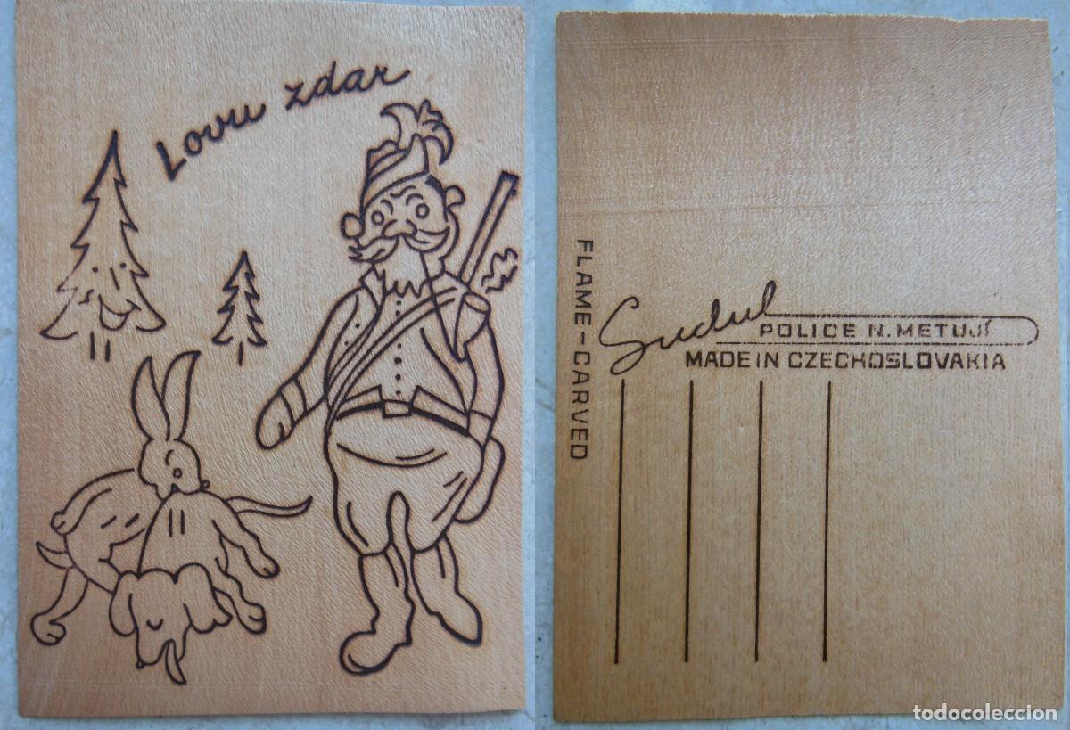 Postais: LOVU ZDAR. Flame Carved. Pirograf&iacute;a.