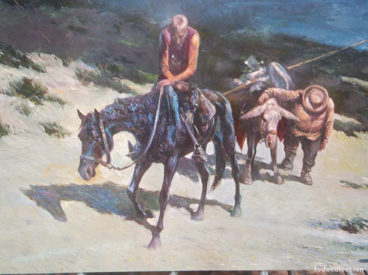 Postales: DON QUIJOTE EN SIERRA MORENA - OLEO DE A. PALMERO