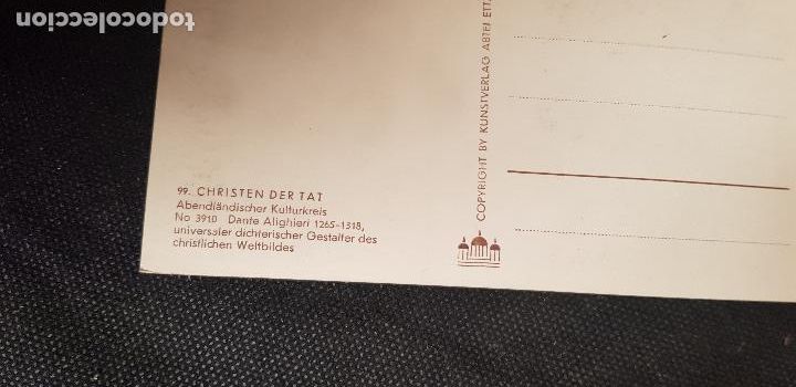 Postales: DANTE ALIGHIERI - Foto 2