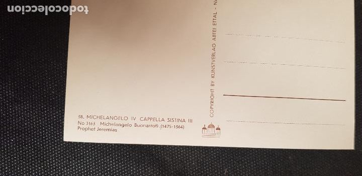 Postales: MIGUEL ANGEL BUANARROTI - Foto 2