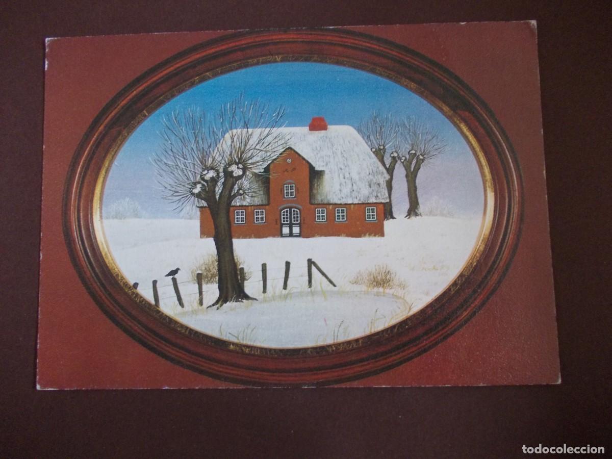 Postkarten: Grusskarten Verlang Deutsch ALLG-N- 101 Casas Tipica de Alemania Monika Piotrowski - Invierno fris&oacute;n