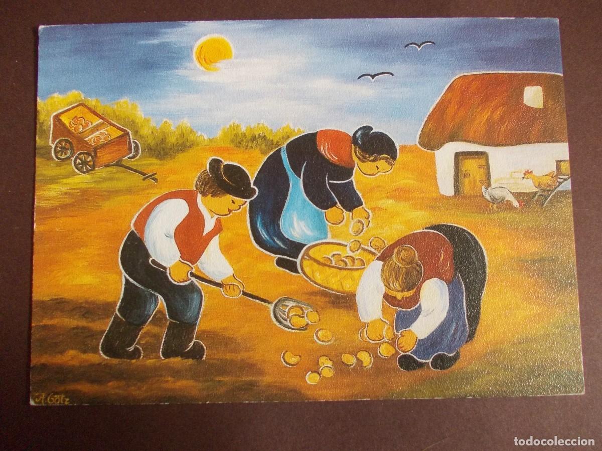 Postkarten: Postal Grusskarten Verlang Deutsch ALLG-N- 132 Las cuatro estaciones Anne G&ouml;tz - El Oto&ntilde;o