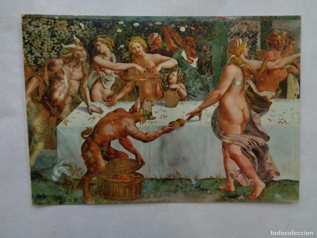 Postales: POSTAL CON PINTURA RENACIMIENTO , SALA AMOR Y PSICHE, PALACIO TE DE MANTOVA ( ITALIA ). A&Ntilde;OS 60