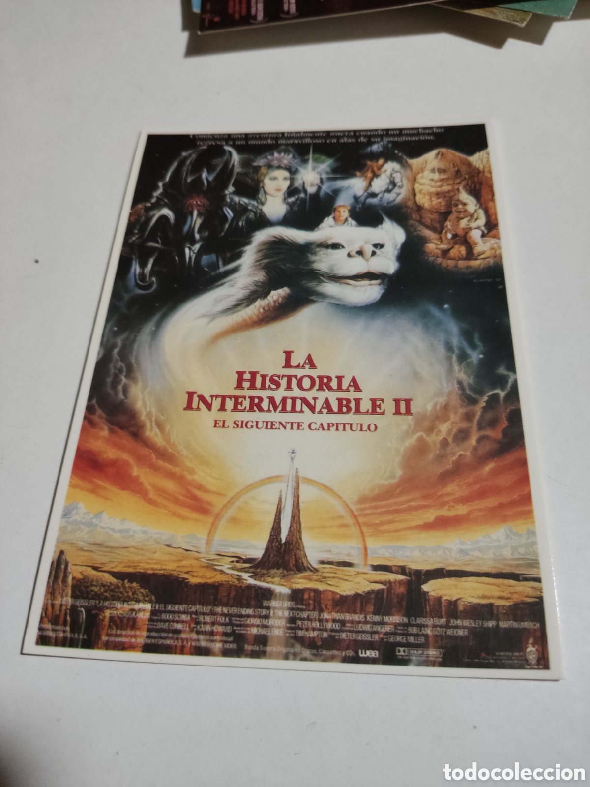 Postales: Postal cine La historia interminable ll - Foto 1